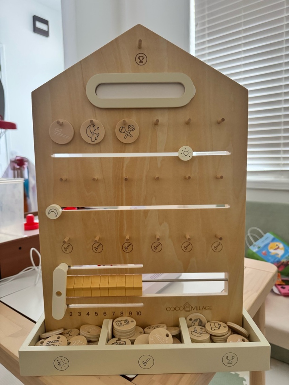 Coco Village Wooden Routine Board - Picture 5 of 6